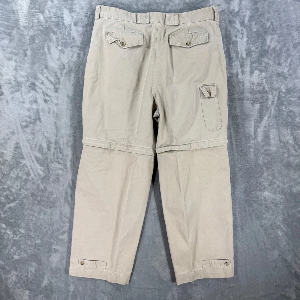 Vintage Banana Republic Convertible Cargo Pants Mens Size 38x30 Khaki